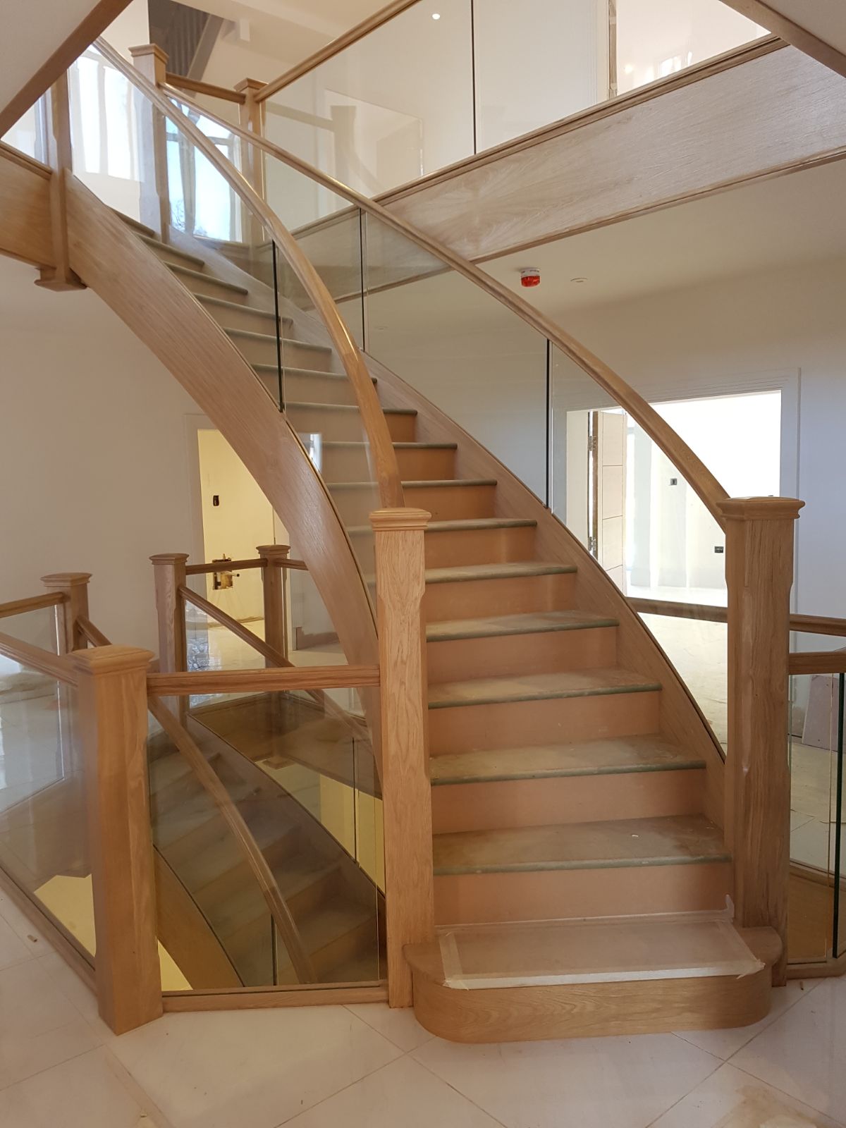 Curved Staircases, Contemporary Staircase Design UK Meer End Joinery