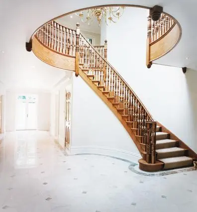 curved staircase