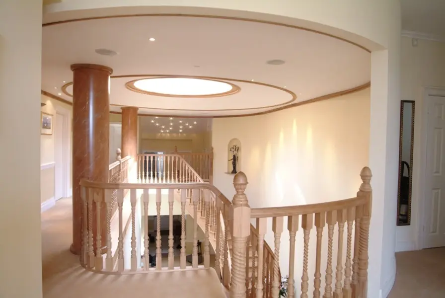 curved staircase design