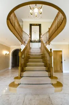 curved staircase design