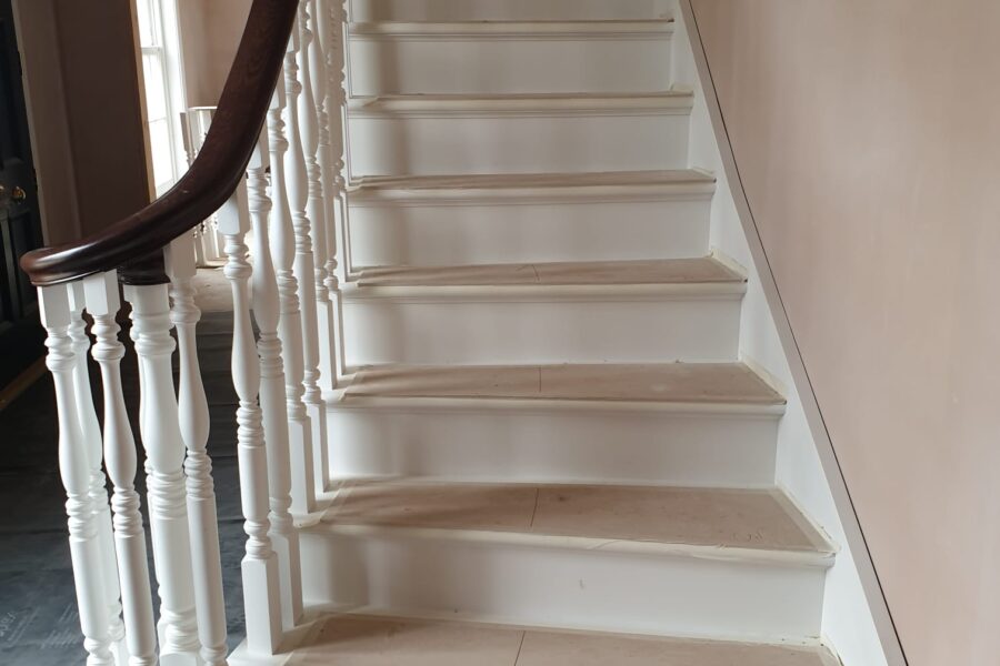 traditional wooden staircase